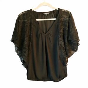 Express Sheer Lace Top  